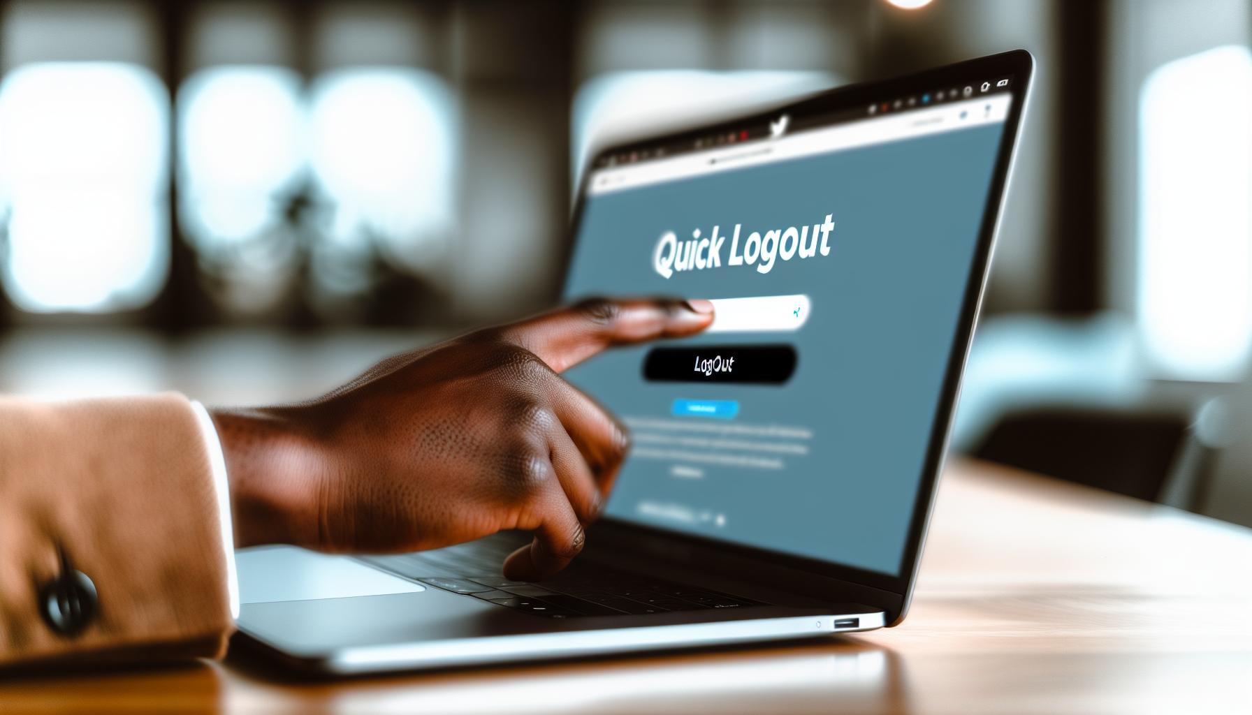 Using the Twitter Web Version: Quick Logout Tips