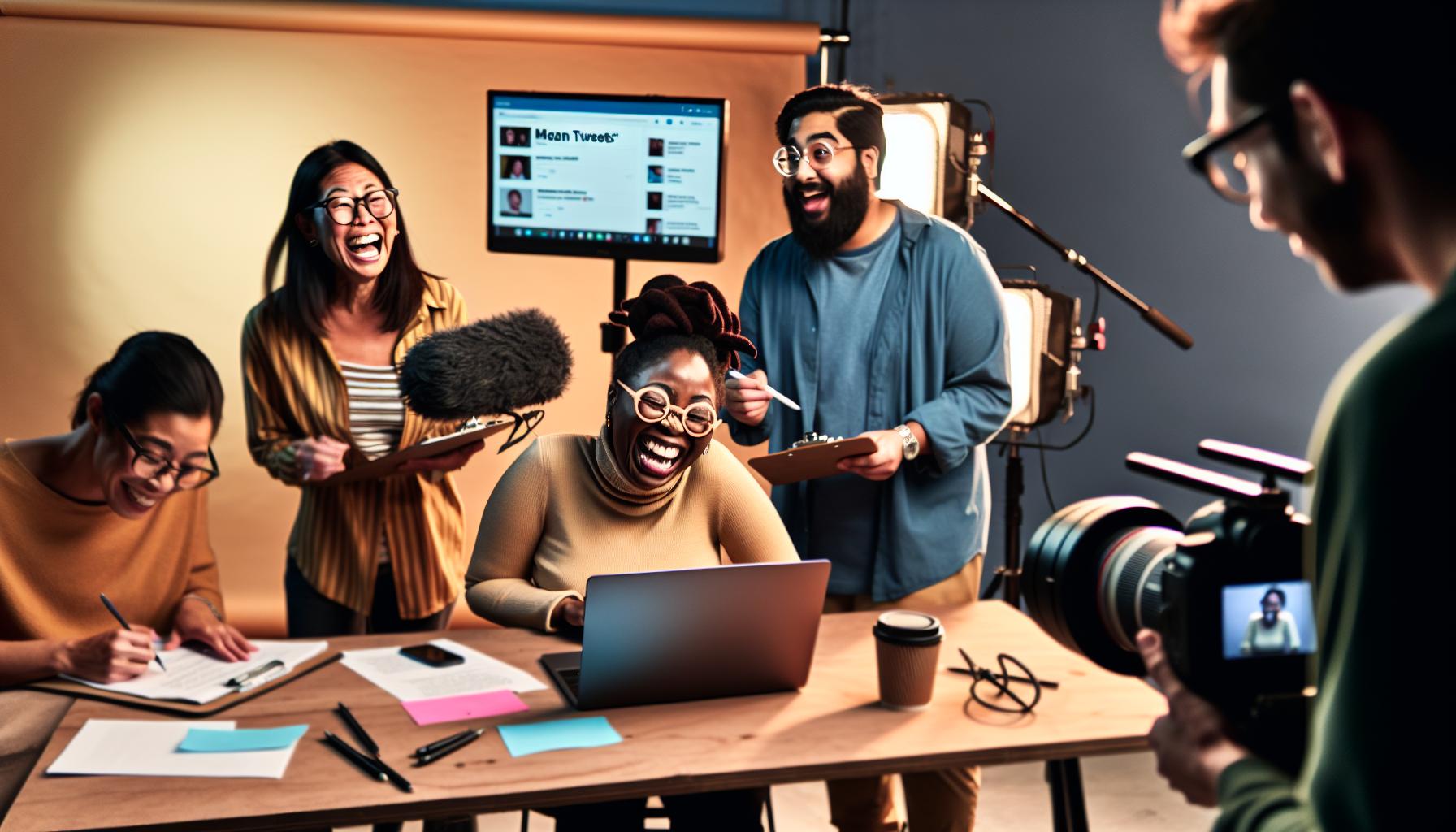 Behind the Scenes: Creating Mean Tweets Magic