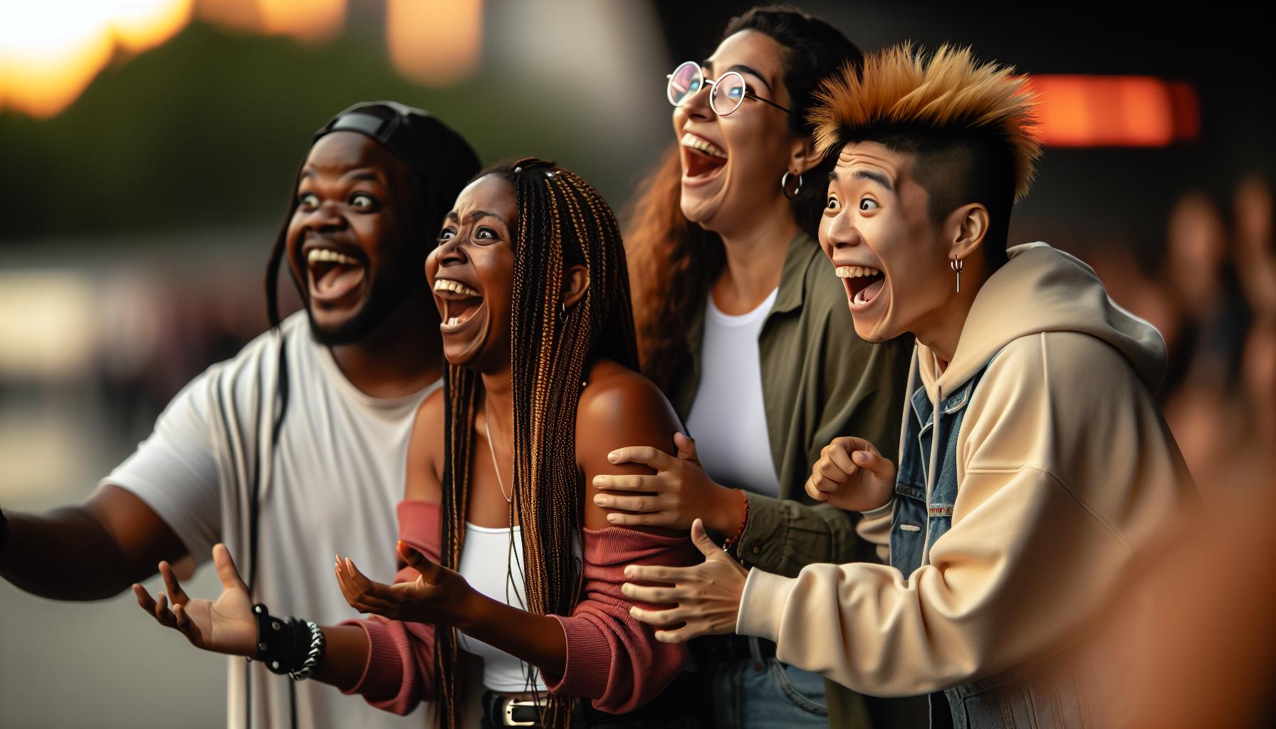 Fan Reactions: Laughter and Surprise