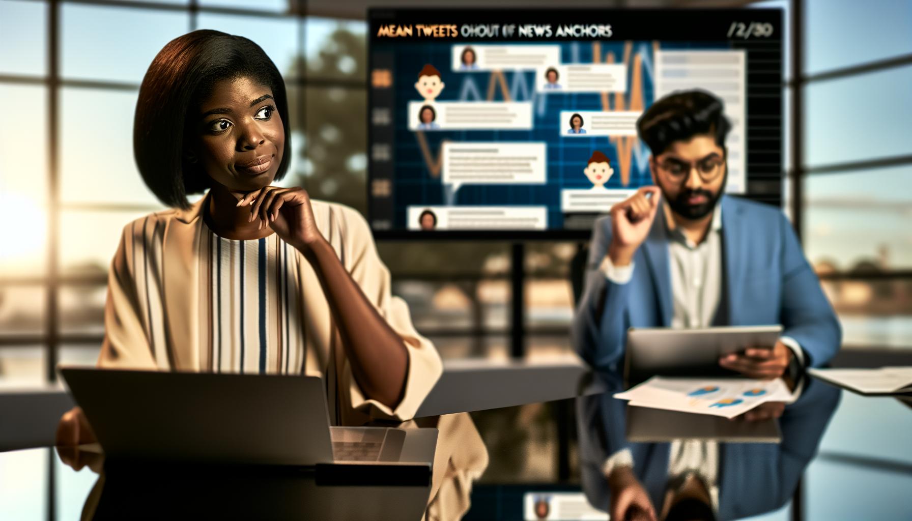 Analyzing the Impact of Mean Tweets on News Anchors